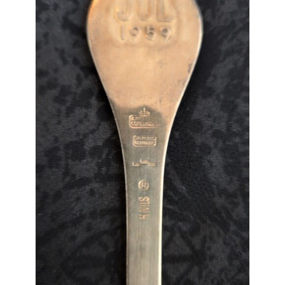 A. Michelsen Danish Gilded Christmas Spoon, July 1959 - Picture 7 of 11
